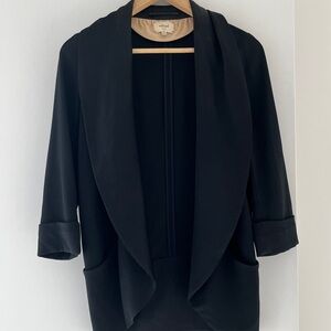 Aritzia Wilfred Chevalier Blazer with Satin Trim